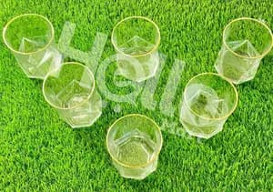 Quality Glass Tumblers 6 Pieces