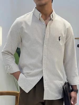 Polo Zara Men's Striped Shirt