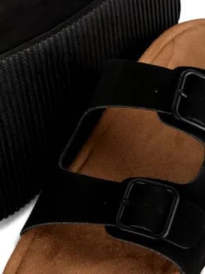 Primark double strap footbed sandals