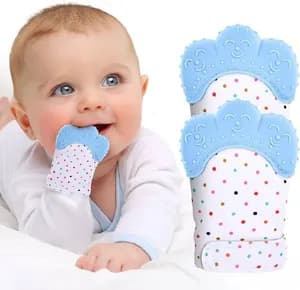 Silicone Baby Teething Mitten