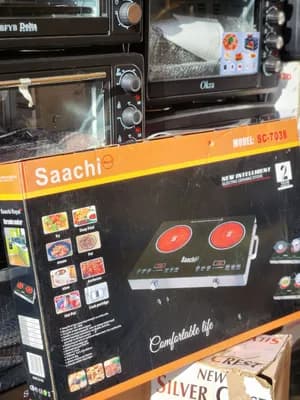 Saachi double digital stove