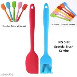 2pcs silicon brush spatulas