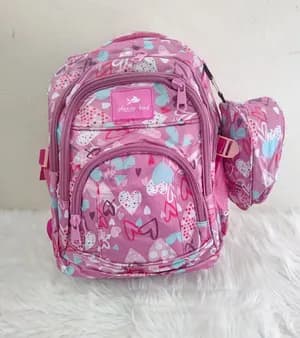 Glossy bird 2pcs set school bag