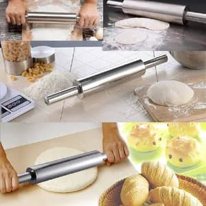 Premium Rolling Pin – Stainless Steel
