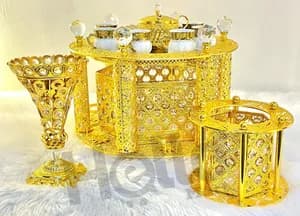 Golden Coffee Rekebot Serving Set