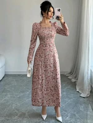 Shein Size L Floral Dress
