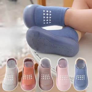 Baby soft sole sock shoes