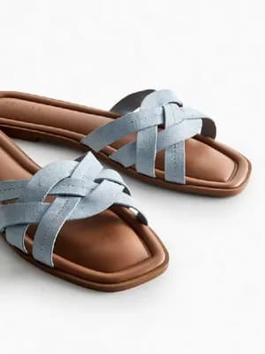 Primark Faux Leather Weave Sandals