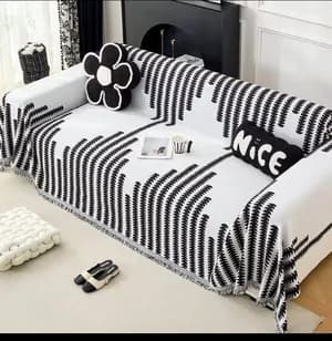 Reversible Chenille sofa cover