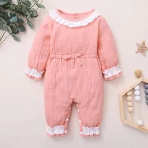 Baby Girl Floral Bloomers Jumpsuit