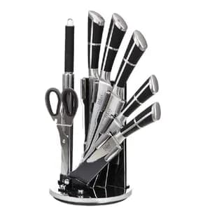 9PCS Kitchen Knife Set with Holder