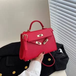 Mini Kelly-style handbag
