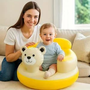 Baby Infant Playing Sofa