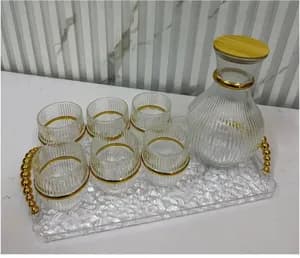 Gold Design Drink Serving Set