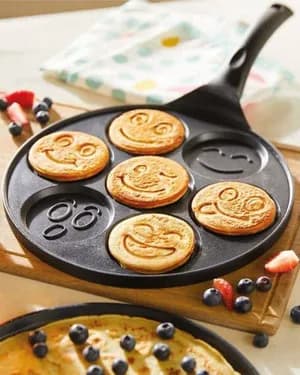 Smiley Face Non Stick Pancake Pan