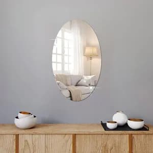 Flexible Oval Mirror 60x40cm