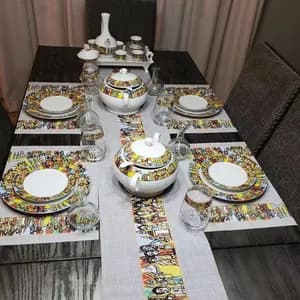 7-Piece Tablemats with Table Runner