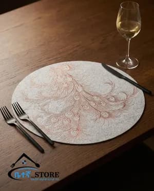 12-Piece Crochet Table Place Mats