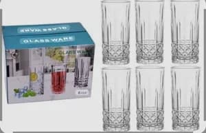 Glass Ware 6pcs Drinkware Set