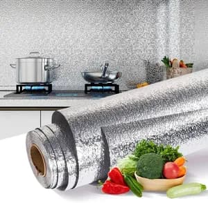 Self-Adhesive Aluminum Foil Kitchen Sticker Roll