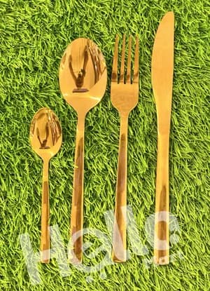 Rose Gold Cutlery Set 24 Pieces