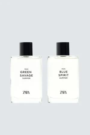 Zara Green Savage Blue Spirit Perfume Duo