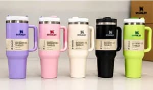Stanley Double Layer Stainless Steel Tumbler with Straw 1.2L