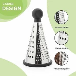 3-Sided Stainless Steel Cone Grater