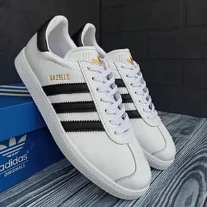 Adidas Gazelle OG White Black Shoes