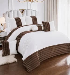 Seven (7) Pcs Comforter Set
