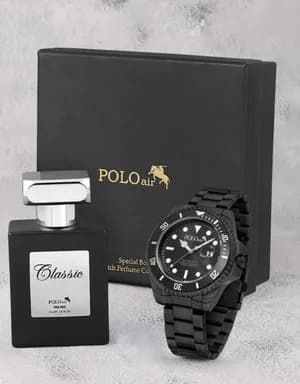 Polo Air Men Watch Perfume Gift Set