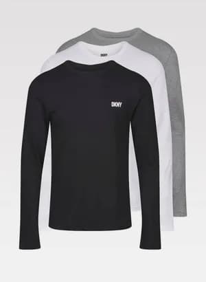DKNY 3 Pack Long Sleeve T-Shirt