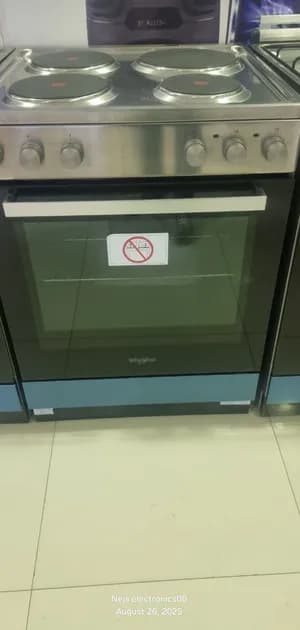 Whirlpool 4-Burner Electric Cooker 60cm