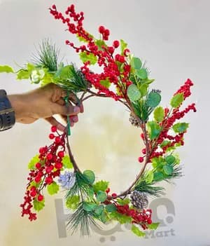 Christmas Decorative Berry Wreath