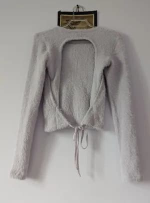Bikbok Open Back Sweater Lilac