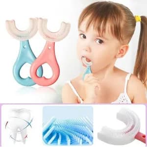 U-shaped Baby Toothbrush Soft Silicone