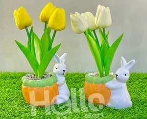 Decorative Artificial Tulip Flower Pots