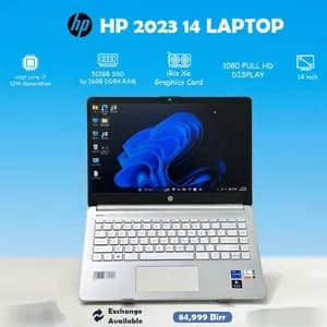 HP Notebook 14 i7 12th Gen 16GB 512GB