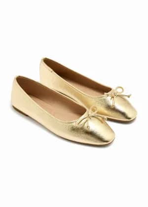 PAPAYA Metallic Ballet Flats