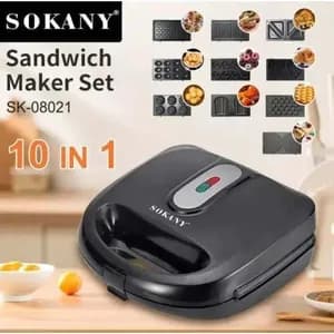 Sokany 10 in 1 Waffle Maker