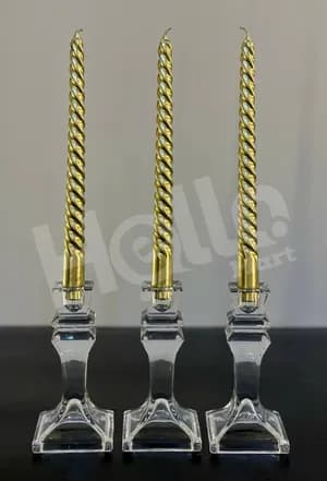 Glass Candle Holder Set of 3