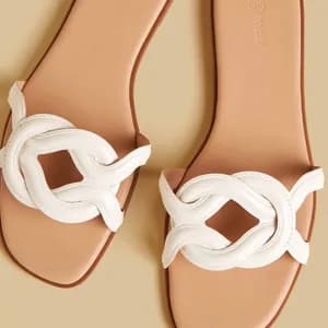 MAX cross strap flat sandals