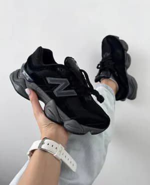 New Balance 9060 Triple Black Sneakers