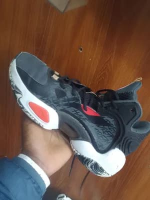 Black White Red Sneakers