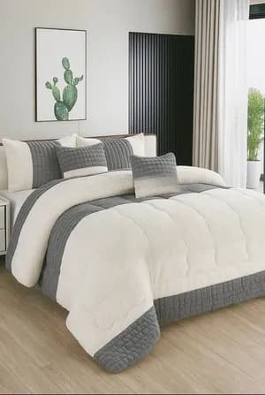 Seven (7) Pcs Comforter set