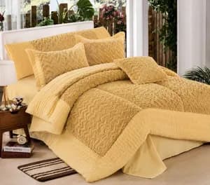 7 Pcs Cotton Comforter Set