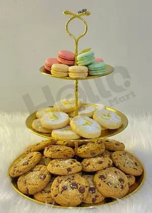 3-Tier Cookie and Sweets Serving Stand