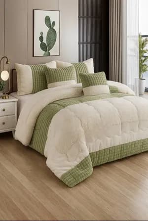 Seven (7) Pcs Comforter set
