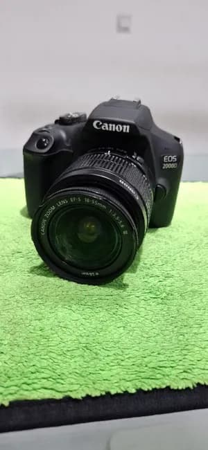 Canon 2000D DSLR Camera with 18-55mm Lens