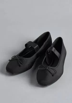 MAX bow detail ballerina shoe